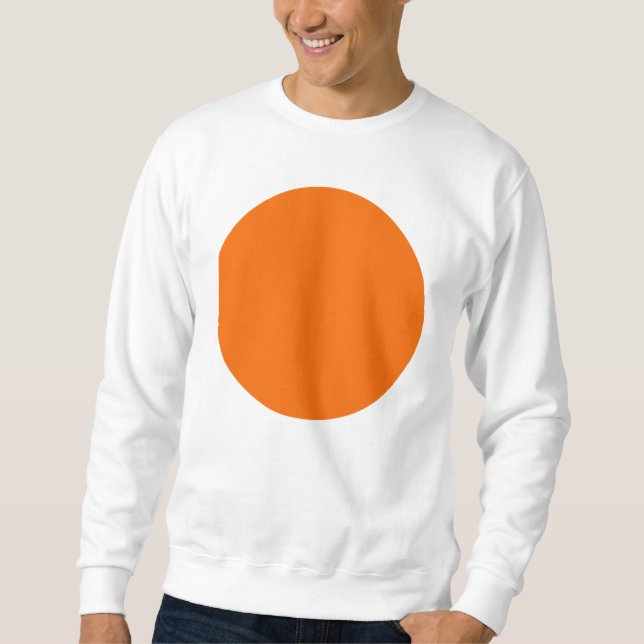 Frühlingssommerfarben Tangelo Sweatshirt (Vorderseite)