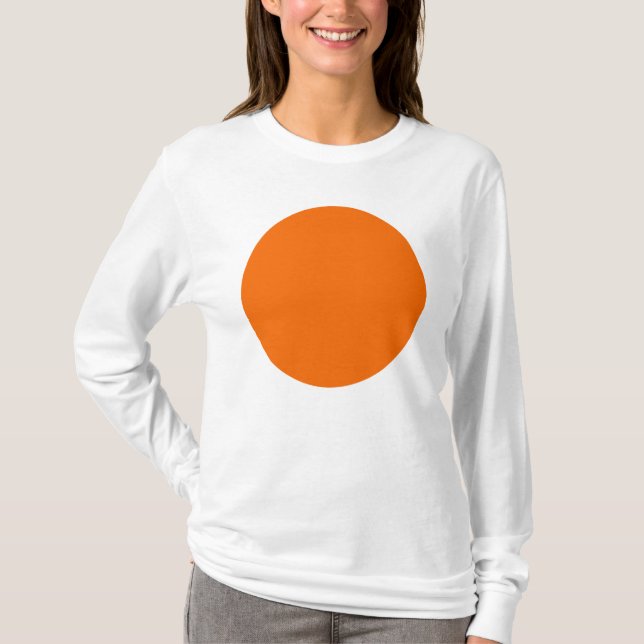 Frühlingssommerfarben Tangelo T-Shirt (Vorderseite)