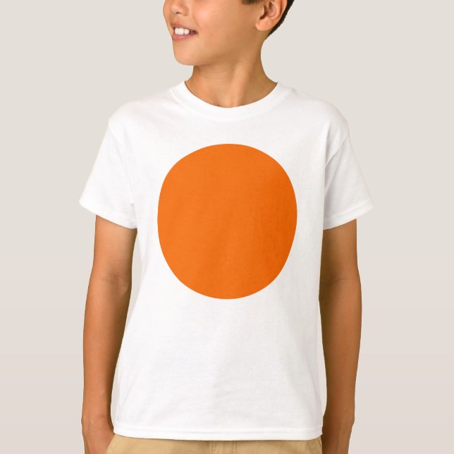 Frühlingssommerfarben Tangelo T-Shirt (Vorderseite)