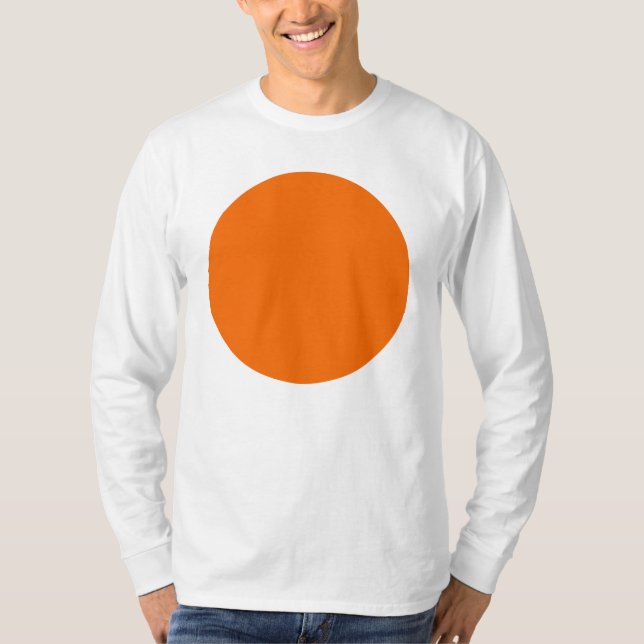 Frühlingssommerfarben Tangelo T-Shirt (Vorderseite)