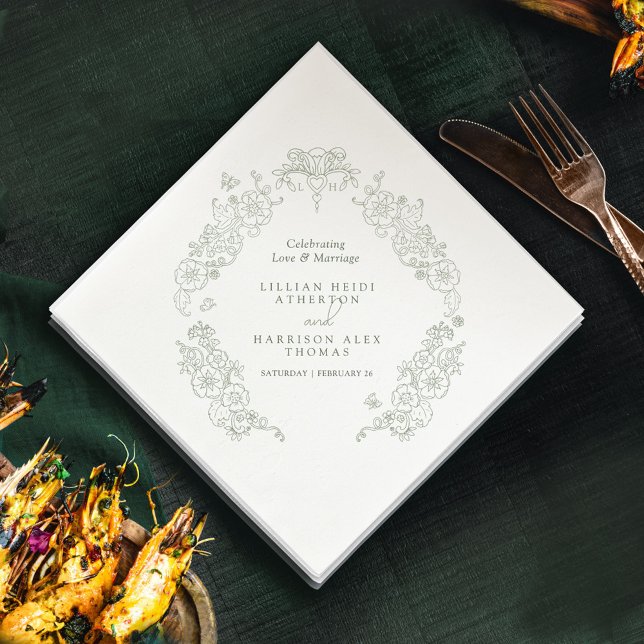 Frühlingssonne Lilie Weiß Serviette (Von Creator hochgeladen)