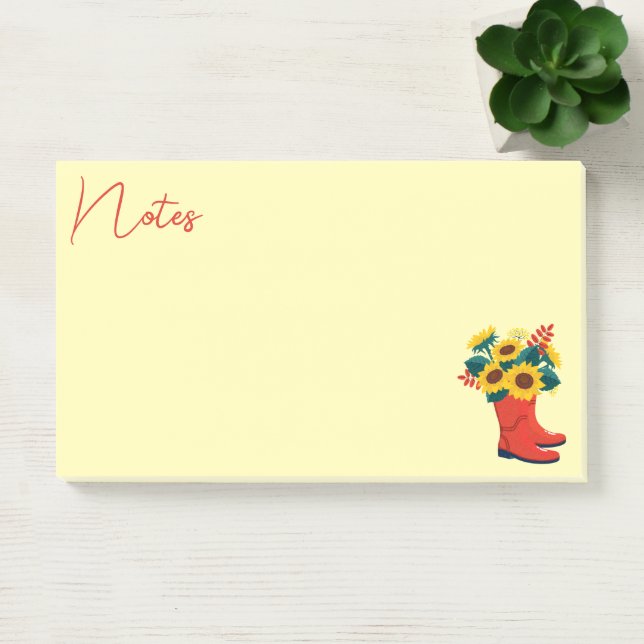 Frühlingssonne und Regenschüsse Post-it Klebezettel (Büro)