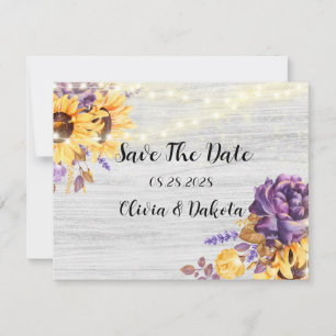 Frühlingssonnenblume und Pfingstrose Termin vormer Save The Date