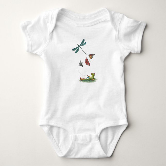 Frühlingsspaß Baby Strampler (Vorderseite)