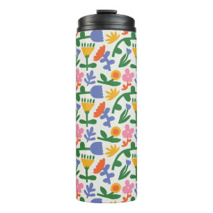 Frühlingsspass floral thermosbecher