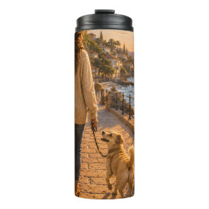 Frühlingsspaziergang mit meiner besten Freundin Thermosbecher