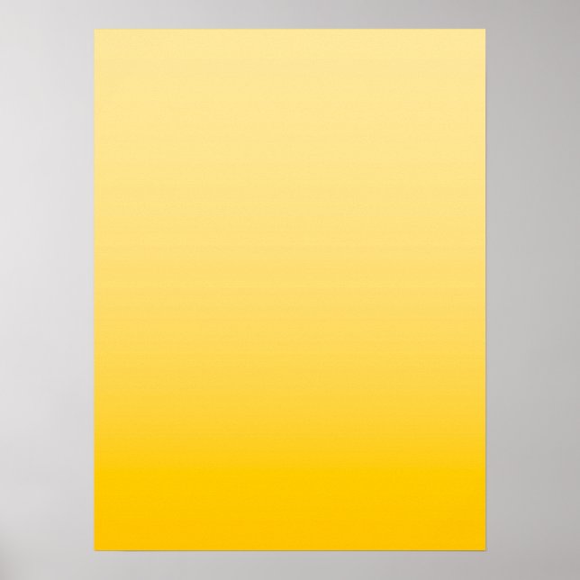 FRÜHLINGSSTIMMUNG – Pastellgelb | tief zu hell |  Poster (Vorne)