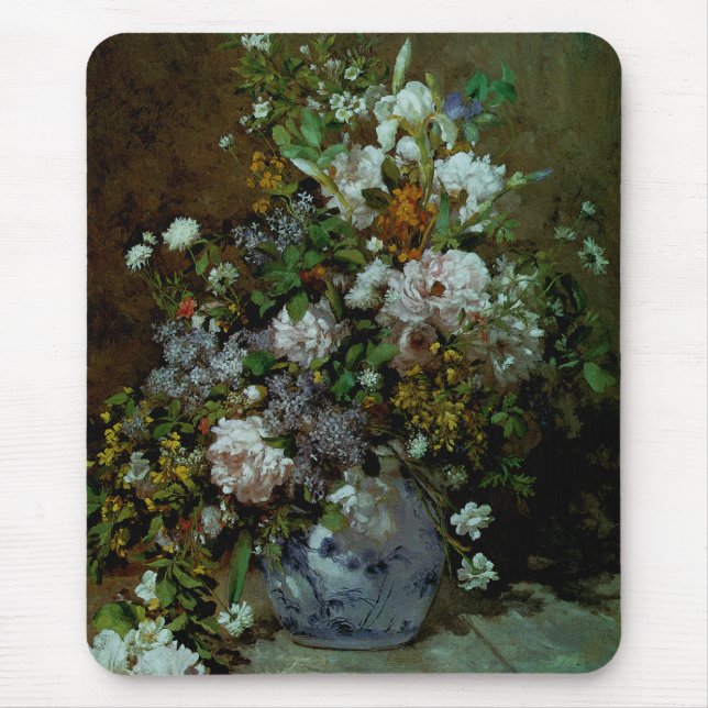Frühlingsstrauß Mousepad (Vorne)