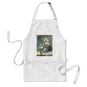 Frühlingsstrauß von Pierre Renoir, Vintage Blumen Schürze