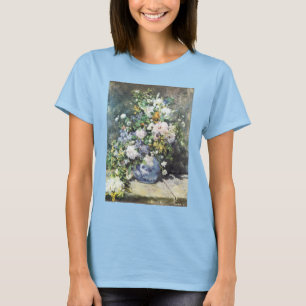 Frühlingsstrauß von Pierre Renoir, Vintage Blumen T-Shirt