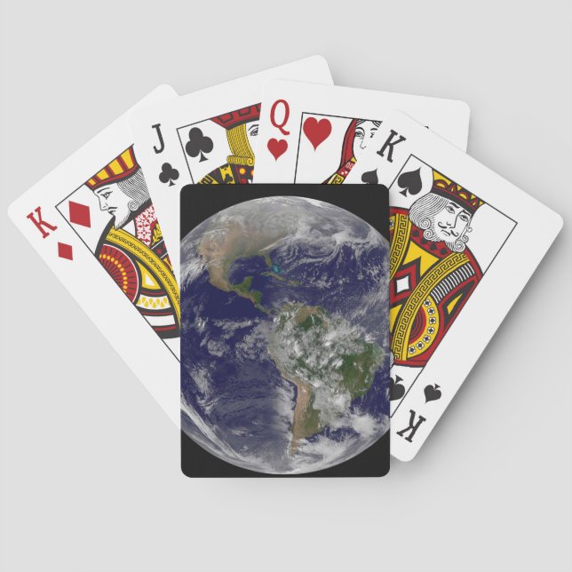 Frühlingstag auf der Nordhalbkugel. Spielkarten (Rückseite)