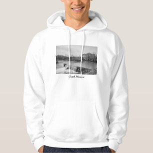 Frühlingstag bei Ozark Mill Graustufen Hoodie