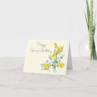 Frühlingstag zum Geburtstag mit Jonquils