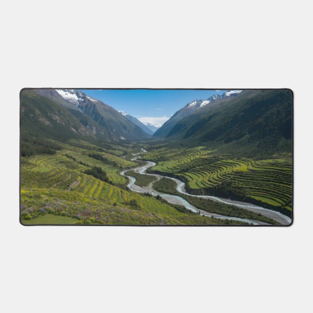 Frühlingstal in den Anden Schreibtischunterlage (Vorderseite)