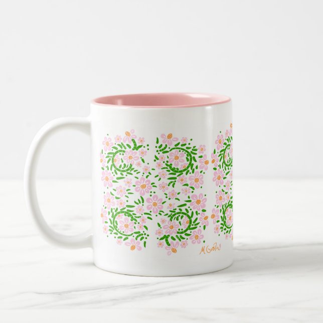 FrühlingsTasse Zweifarbige Tasse (Links)