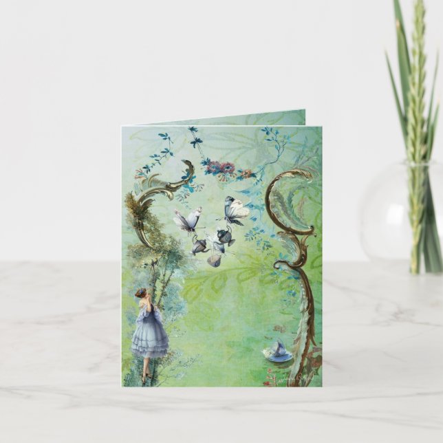 Frühlingstee Einladung (Vorderseite)