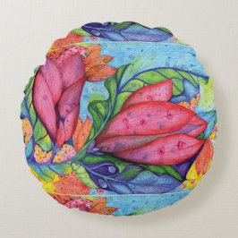 Frühlingstraum Rundes Kissen