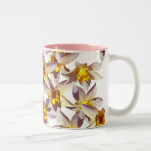 Frühlingstriche Blumenkohl-Foto Tasse