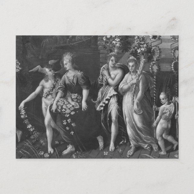 Frühlingstriumph Postkarte (Vorderseite)