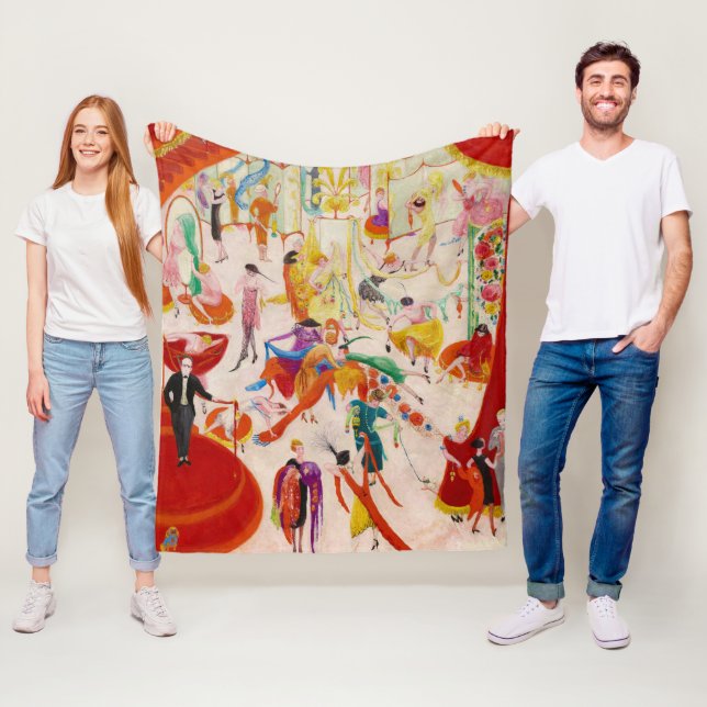 Frühlingsverkauf in Bendel's von Florine Stettheim Fleecedecke (Beispiel)