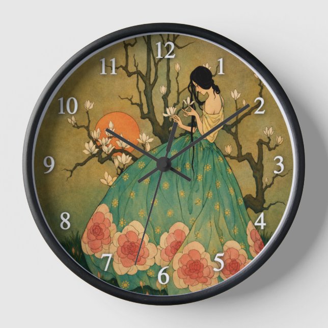 Frühlingsversprechen Uhr (Vorderseite)