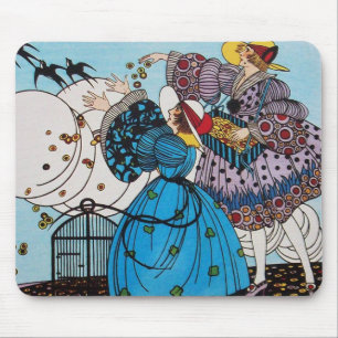 FRÜHLINGSVÖGEL / MODEKOSTÜMDESIGNER MOUSEPAD