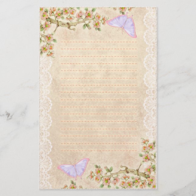 Frühlingsvormittag 2 briefpapier (Vorderseite)