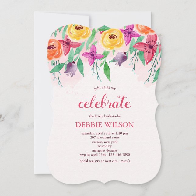 Frühlingsvormittag Einladung (Vorderseite)