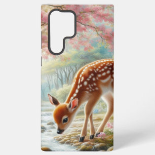 Frühlingswälder mit Rehkitz/Hirsch Samsung Galaxy Hülle