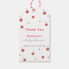 Frühlingswasser Kirsche Sweet Baby Dusche Geschenkanhänger