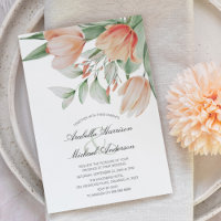 Frühlingswasserfarbenpeachy Blumenzehen
