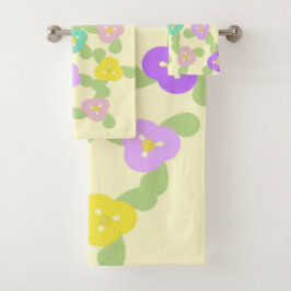 Frühlingswiese Badhandtuch Set