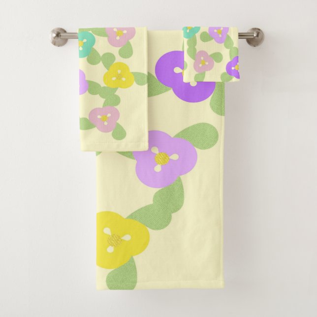 Frühlingswiese Badhandtuch Set (Insitu)