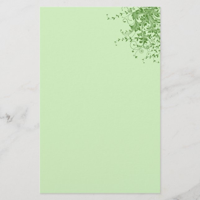 Frühlingswiese Briefpapier (Vorderseite)