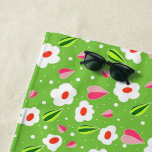 Frühlingswiese Whimsy Strandtuch