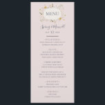 FrühlingsWildblume | Blush Wedding Dinner Menu Menükarte<br><div class="desc">Diese Frühlingssemme Wildblume | Hochzeitsmenü ist perfekt für Ihre rustikale Vintage Hochzeitsfeier. Das Design zeichnet sich durch farbenfrohe, elegante minimalistische pastellfarbene Aquarell wilde Blume aus. Es erinnert den Betrachter an eine klassische, einfache böhmische Sommergarten-Wiese. Ein Highlight des Designs ist, wie die Blumen und die Vegetation minimalistisch und modern behalten werden,...</div>