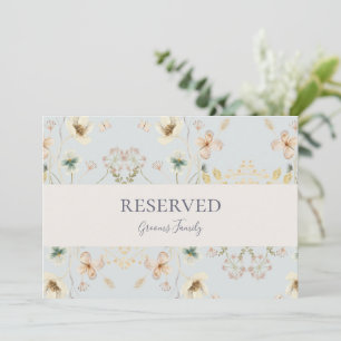 FrühlingsWildblume   Light Blue Reservierte Signie