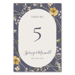 FrühlingsWildblume | LILA TISCHNUMMER