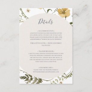 FrühlingsWildblume   Umschließungskarte mit den we Begleitkarte