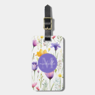 Frühlingswildblumen Blumen Gepäckanhänger