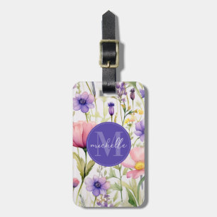 Frühlingswildblumen Blumen Gepäckanhänger