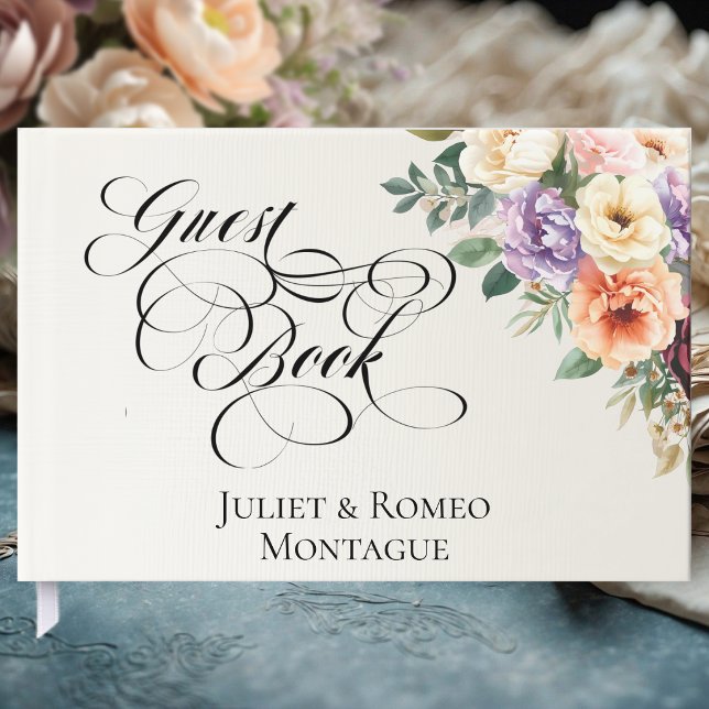 Frühlingswildblumen - Elfenbein Gästebuch (Von Creator hochgeladen)