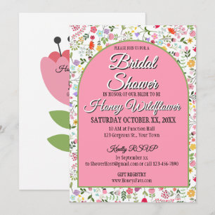 Frühlingswildblumen Florale Hochzeitsdusche