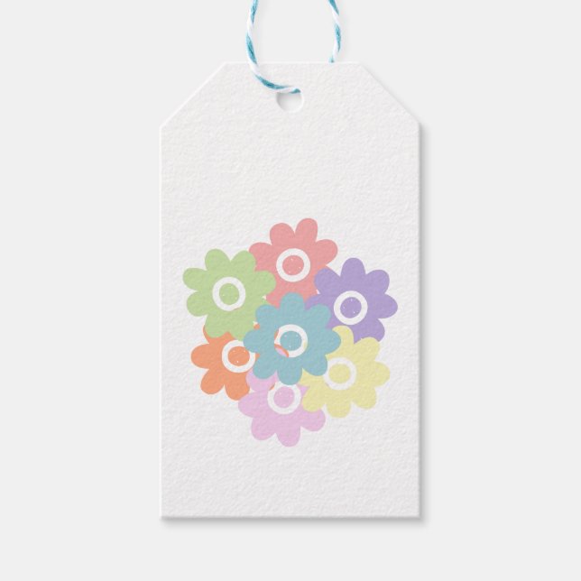 FrühlingsWildblumen Geschenkanhänger (Vorderseite)
