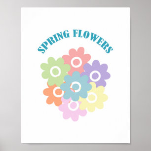 FrühlingsWildblumen Poster