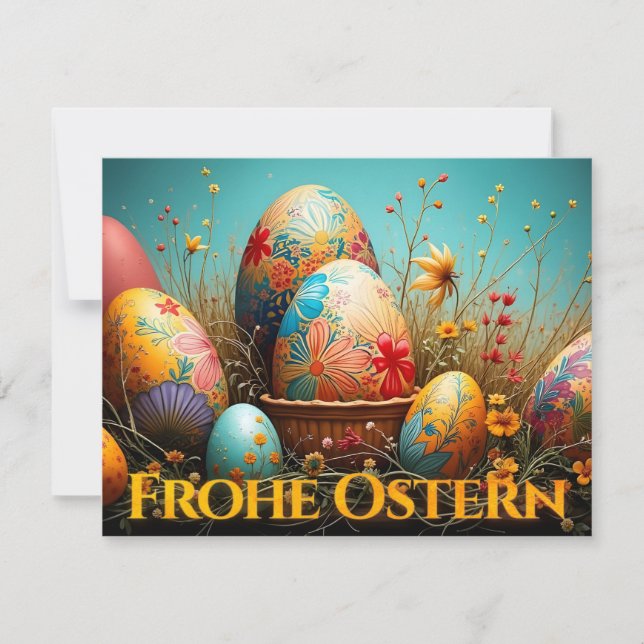 Frühlingszauber mit Ostereiern (Vorderseite)