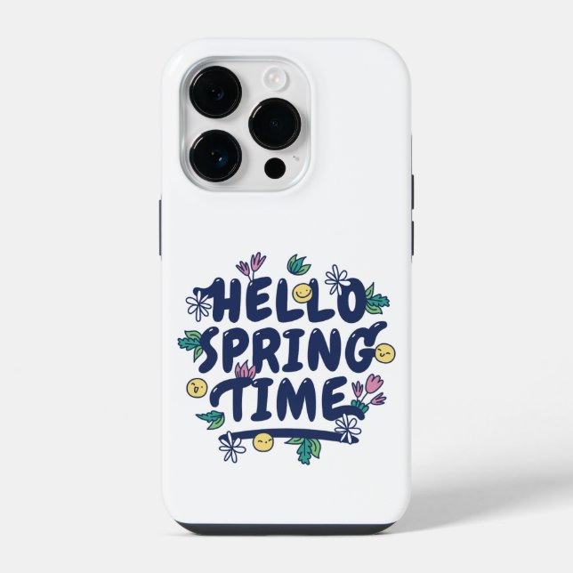 FRÜHLINGSZEIT FOLLOWER ZITAT iPhone HÜLLE (Rückseite)