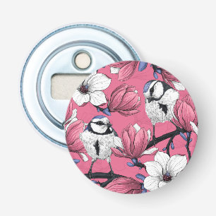 Frühlingszeit in Rosa Flaschenöffner