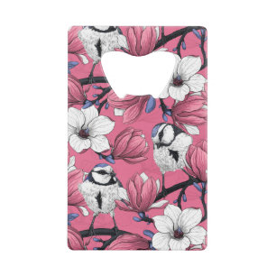 Frühlingszeit in Rosa Geldbeutel Flaschenöffner
