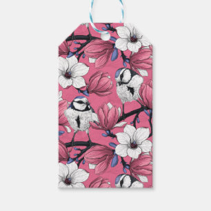 Frühlingszeit in Rosa Geschenkanhänger